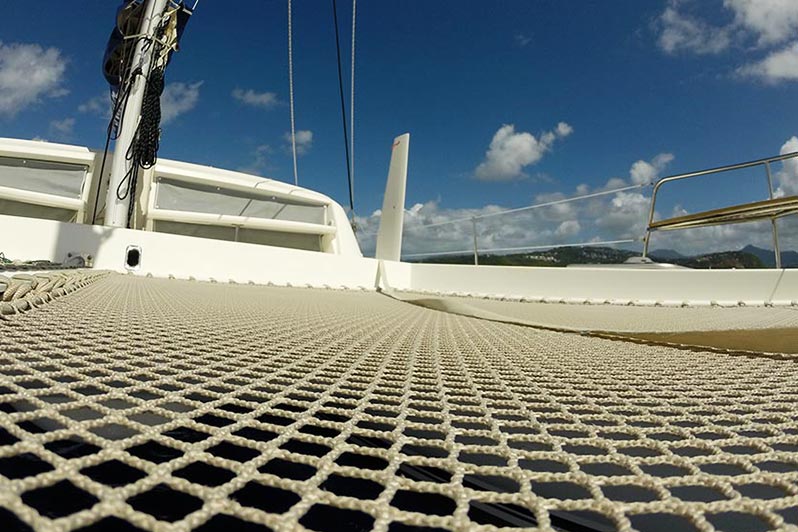 Filet de catamaran pour voilier